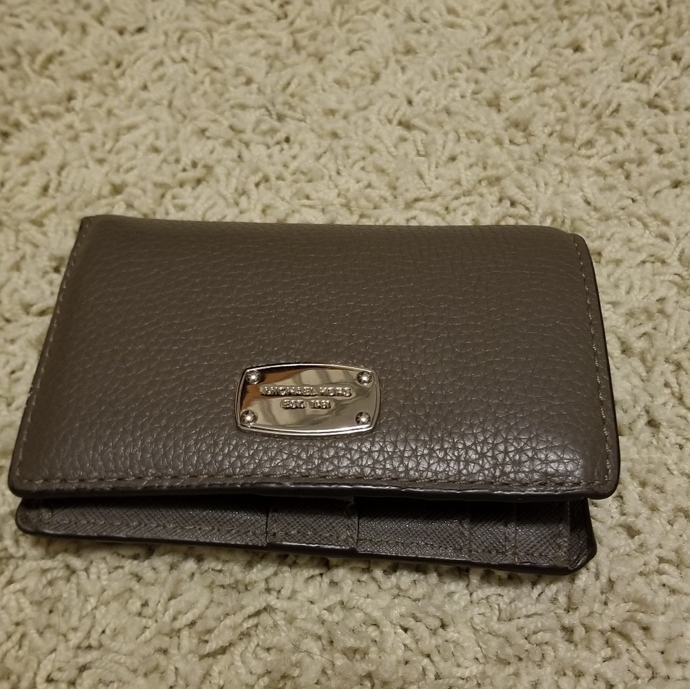 Michael Kors pebbled leather wallet